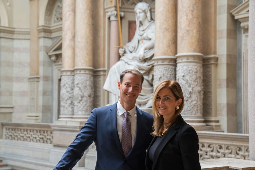 Mag. Eduard Michael Gruber mit seiner Frau Ruba Gruber